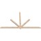Ekena Millwork Kennewick Smooth Timber Gable Bracket, Douglas Fir, 96"W x 56"H x 1 1/2"D x 3 1/2"F, 14/12 Pitch GBW096X56X0204KEN00SDF - alternate 3